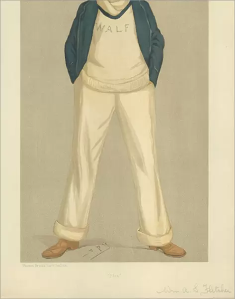 Mr William Alfred Littledale Fletcher (colour litho)