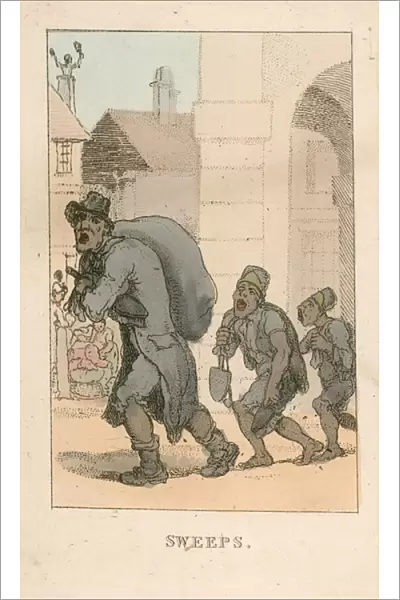 Sweeps (coloured engraving)