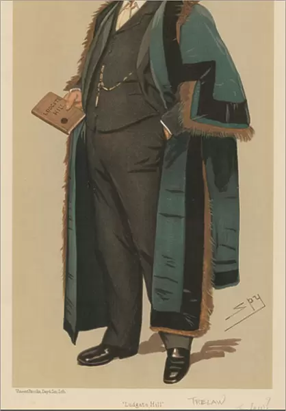 Mr Alderman William Treloar (colour litho)