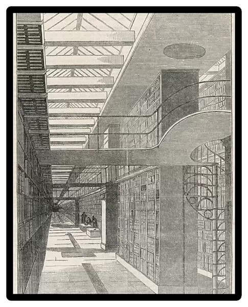 The Long Room, The British Museum (engraving)