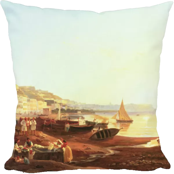 Mergellina Harbour, c. 1831 (oil on canvas)
