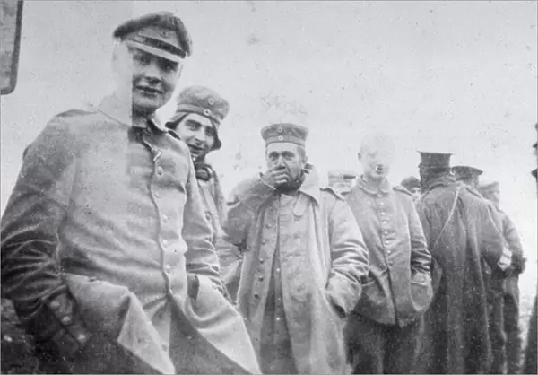 Some of Our Enemies, The Christmas Day Truce of 1914 (b  /  w photo)