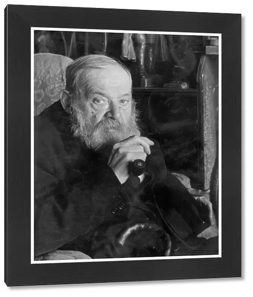 Portrait of Hilaire Belloc, at his house, Kings Land, Shipley