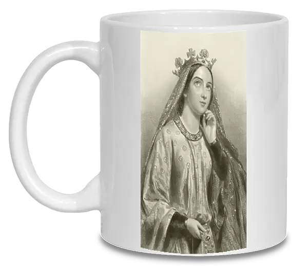 Berengaria, consort of king Richard I (engraving)