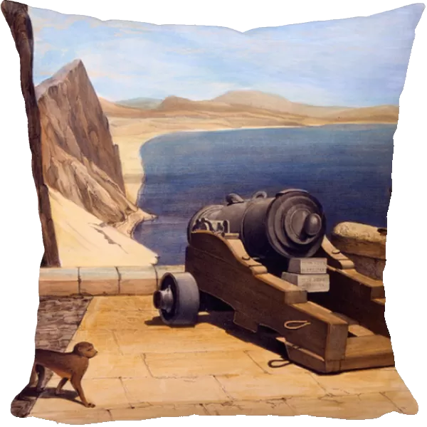 The Mediterranean Battery, Gibraltar, print made by TC Dibdin