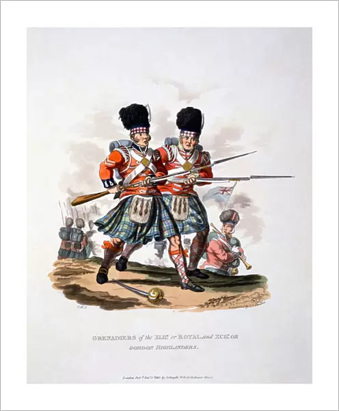Uniform of the Grenadiers of the Royal and of the Gordon Highlanders