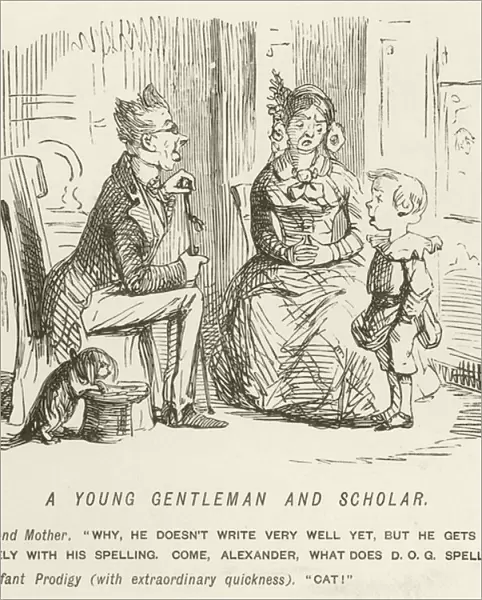 A Young Gentleman and Scholar (engraving)