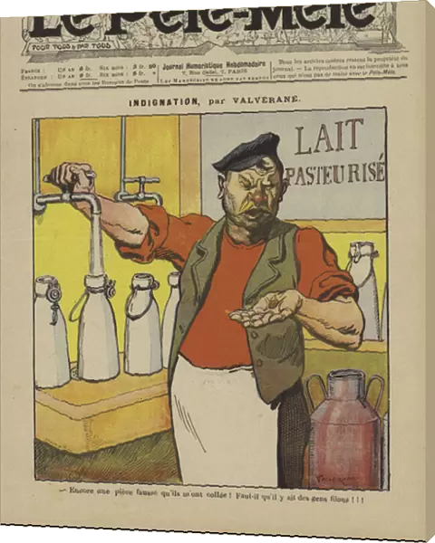 Indignation. Illustration for Le Pele-Mele, 1906 (colour litho)