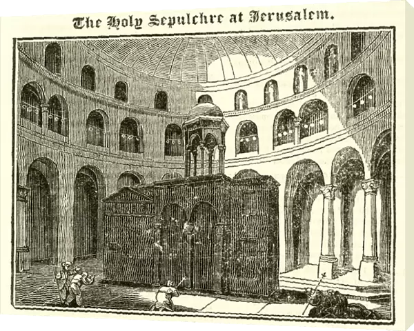 The Holy Sepulchre at Jerusalem (engraving)