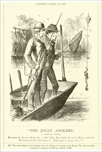 'The Jolly Anglers', A Holiday Idyll (engraving)