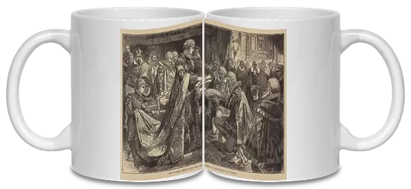 The Nobles presenting the Petition to Margaret of Parma (engraving)