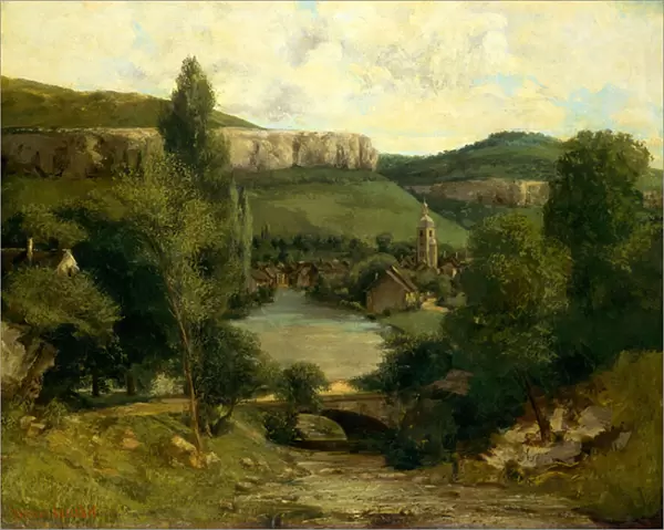 View of Ornans, c. 1850 (oil on canvas)