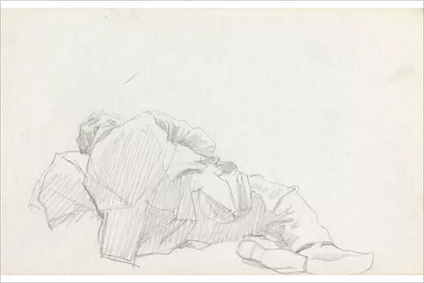 Snoozing (pencil on paper)