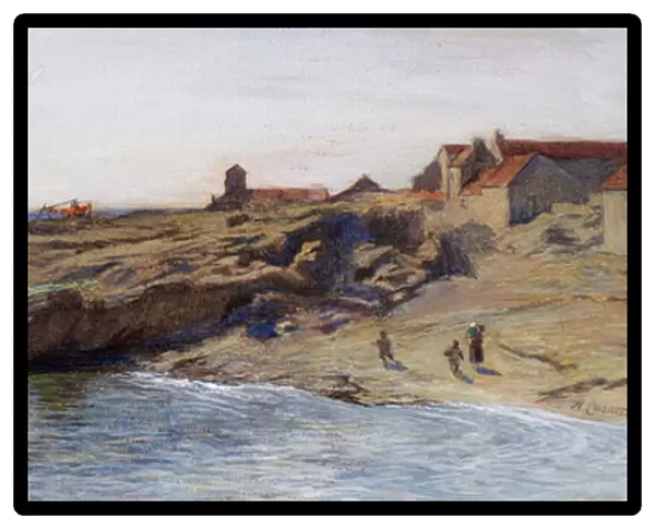 On the Coast of Fife, 19th century (w  /  c)