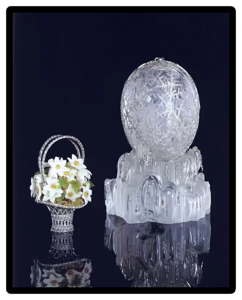 The Winter Egg, 1913 (quartz, platinum, orthoclase, diamonds