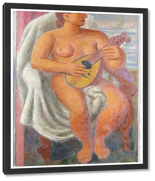 Musical Bather, 1934 (oil on canvas)