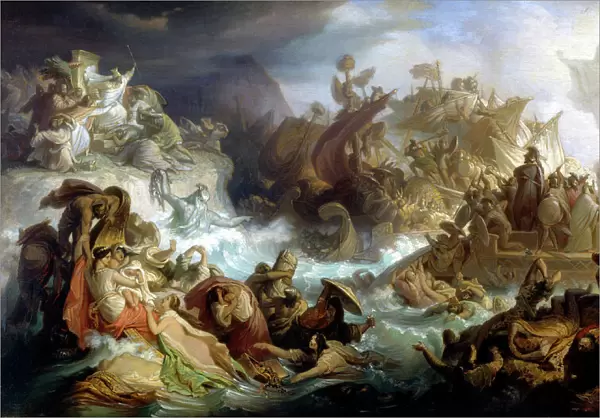 Allegory of the Battle of Salamis, 1858 (oil on canvas)