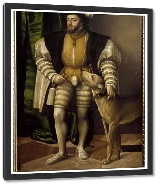 Portrait of Charles V Emperor of Germany, 16th century (painting)