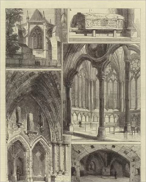 The Chapter House, Westminster Abbey (engraving)