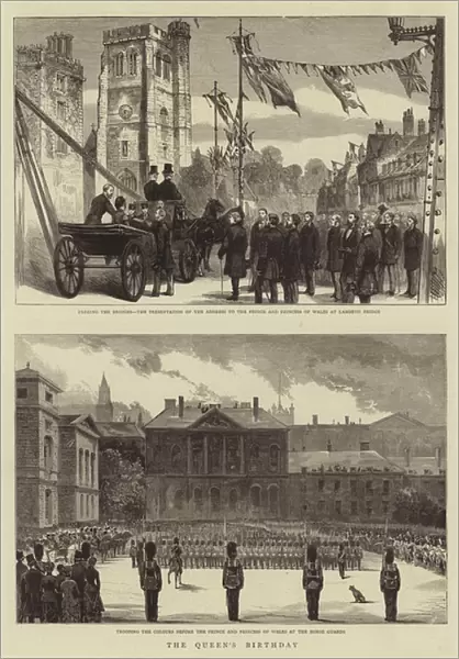 The Queens Birthday (engraving)