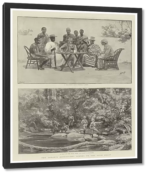 The Ashanti Expedition, Scenes on the Gold Coast (litho)