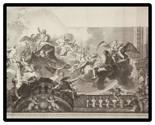 Design of Centre Panel of Ceiling of the Grand Gallery of the Palais Royal