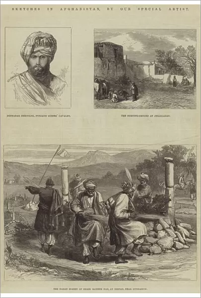 Sketches in Afghanistan (engraving)