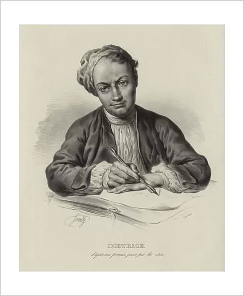 Christian Wilhelm Ernst Dietrich, German artist (litho)