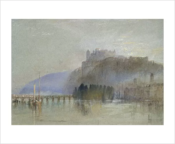 Amboise, c. 1830 (watercolour with bodycolour and pen and brown ink)