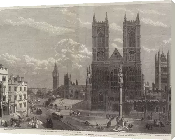 An Architectural Group in Westminster (engraving)