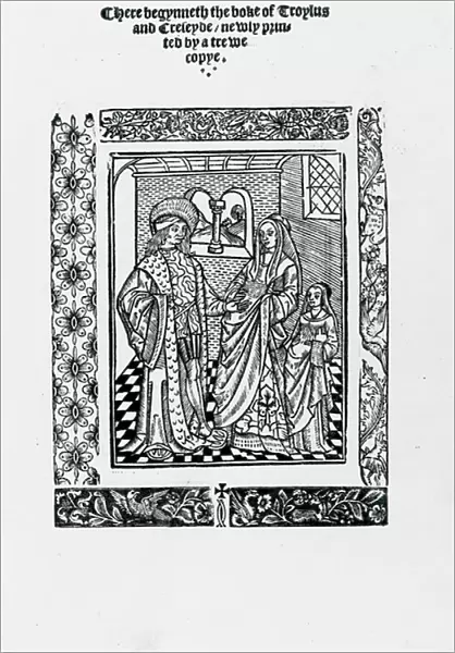 Troylus and Creseyde by Geoffrey Chaucer (woodcut)