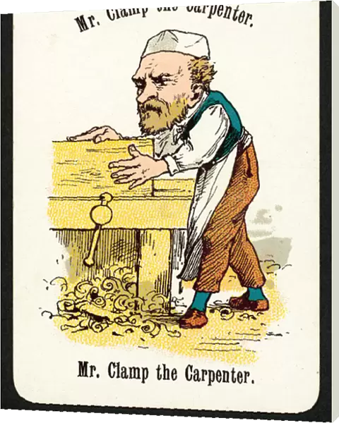 Mr Clamp The Carpenter (colour litho)