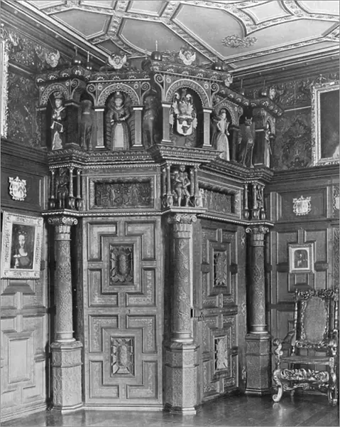 The Angle Door in the Drawing-Room (b  /  w photo)