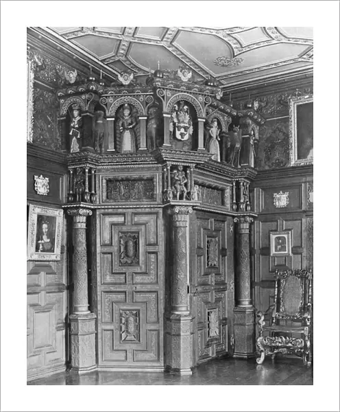 The Angle Door in the Drawing-Room (b  /  w photo)