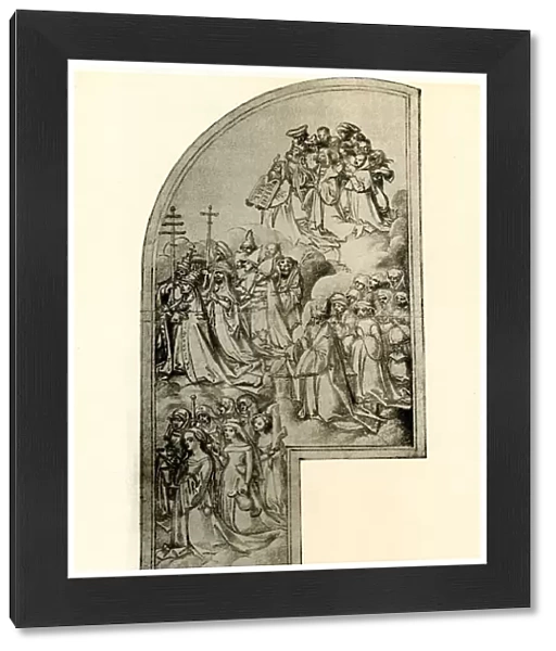 Design for an altarpiece depicting Saints