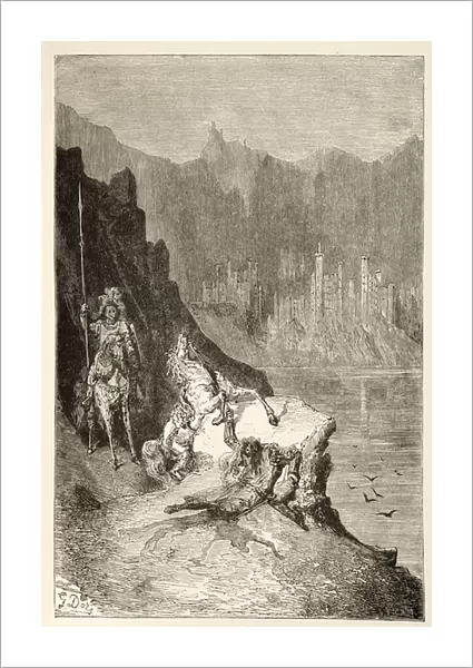 Balin Slays Sir Lanceor, from Stories of the Days of King Arthur by Charles Henry Hanson