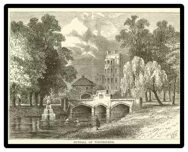 Outfall of Westbourne (engraving)