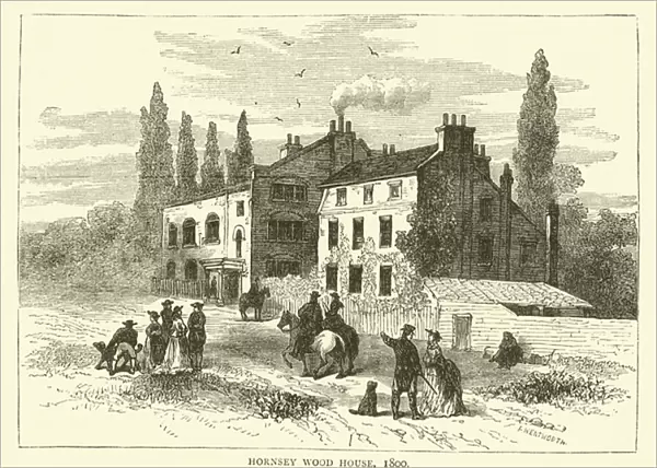 Hornsey Wood House, 1800 (engraving)