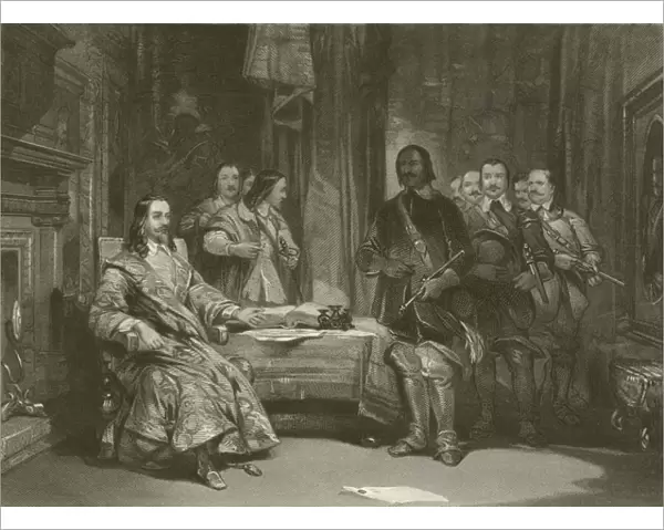 Seizure of the King at Holdenby (engraving)