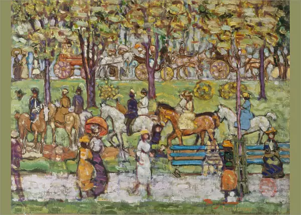 Central Park, c. 1914-15 (oil on canvas)