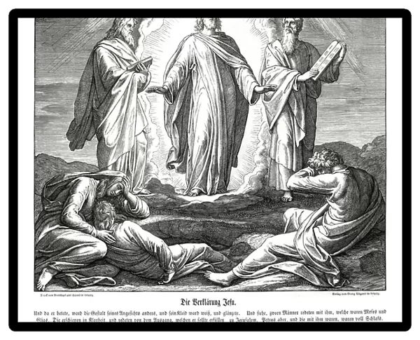 Transfiguration of Jesus, Gospel of Luke