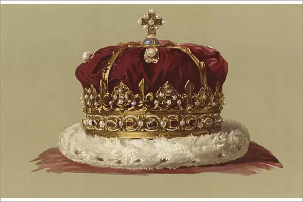 The Regalia of Scotland, The Crown (chromolitho)