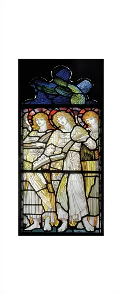 Singing Angels, Te Deum, East Window, c. 1888 (stained glass)