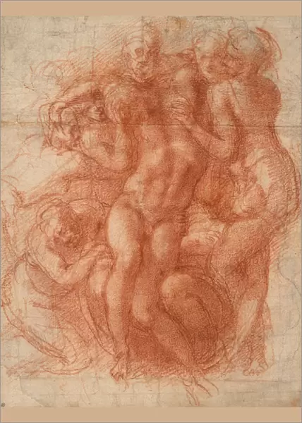 Lamentation, c. 1530 (red chalk)