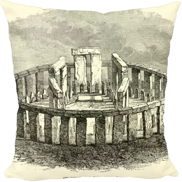Stonehenge (Restored) (engraving)