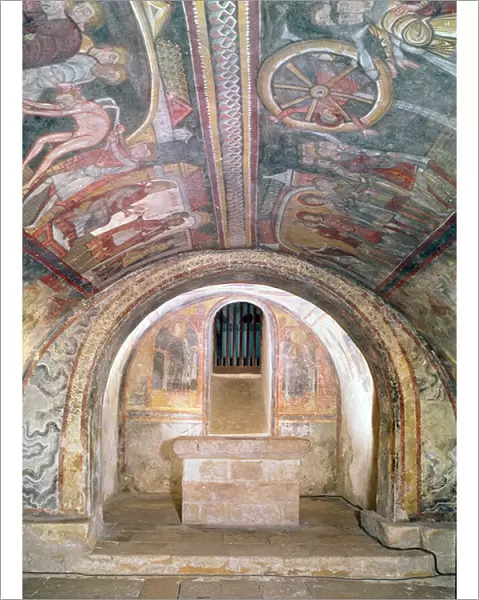 View of the Crypt and the Legend of St. Savin and St. Cyprien (photo)