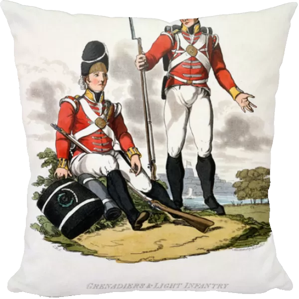 Uniform of the Grenadiers and Light Infantry of the 20th or Worcestershire Regiment