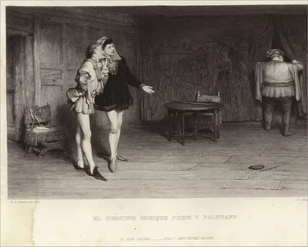 Prince Henry and Falstaff (engraving)