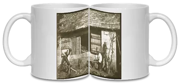 The Woodcutters, 1845 (salt paper print from calotype negative)