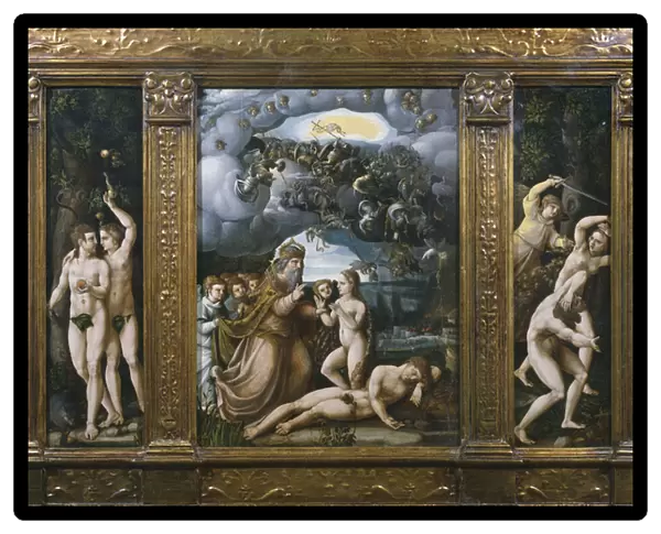 Triptych of the Creation, Adam and Eve, Creation of Eve